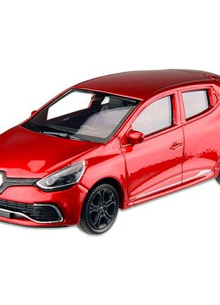 Машина металлическая renault clio rs "welly" 44039cw масштаб 1:43