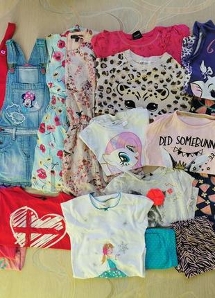Пакет вещей на девочку от 3 до 6 лет