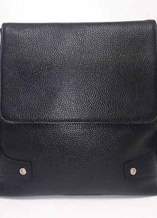 Мужская кожаная сумка на плечо leather collection (7858)