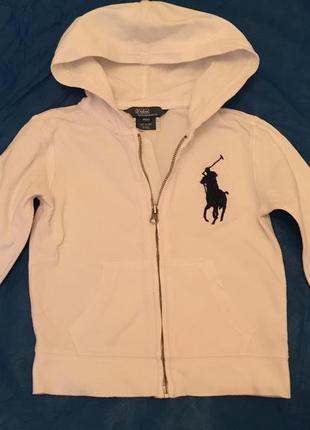 Кофта спорт олимпийка ralph lauren 4 года, 100% хлопок, замеры на фото9 фото