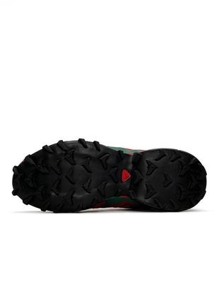 Хит продаж! мужские кроссовки salomon speedcross 3 black red5 фото
