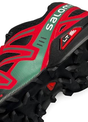 Хит продаж! мужские кроссовки salomon speedcross 3 black red9 фото