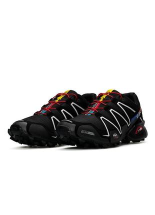 Хит продаж! мужские кроссовки salomon speedcross 3 black2 фото