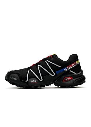 Хит продаж! мужские кроссовки salomon speedcross 3 black3 фото