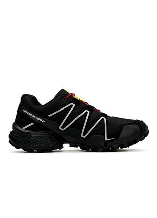 Хит продаж! мужские кроссовки salomon speedcross 3 black4 фото