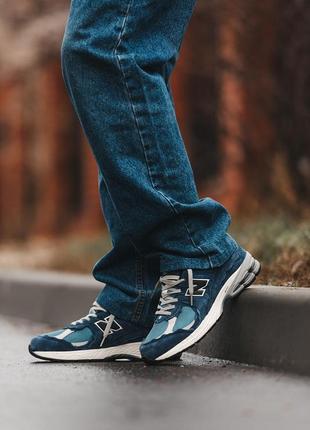 Кросівки new balance 2002r blue white grey