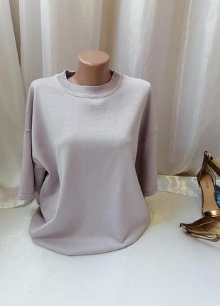 Вязаная футболка оверсайз в'язана футболка оверсайз