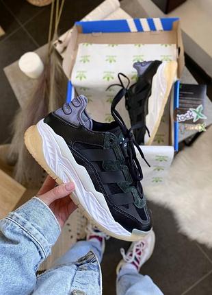 Кросівки adidas niteball white black beige