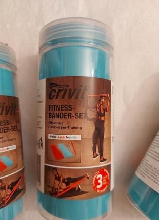Набор фитнес резинок crivit 4 шт, новые/в упаковке