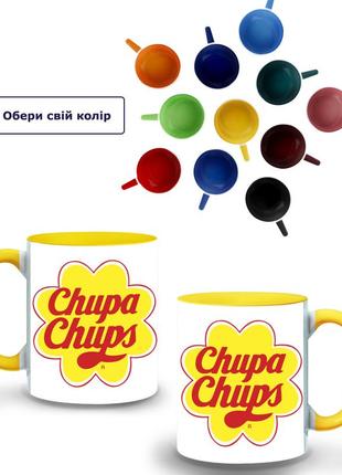 Кружка цветная чупа чупс(chupa chups) (9762-1981-sy) желтый