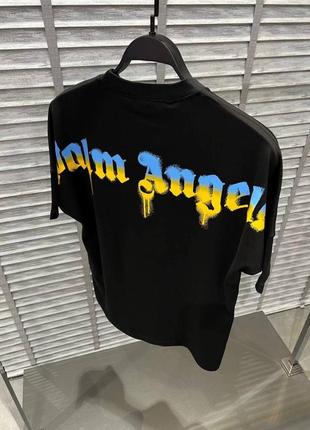 Футболка palm angels ukraine чорна чоловіча