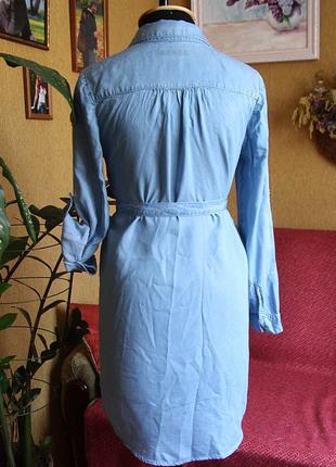 Джинсове сукню з довгим рукавом від forever new.3 фото