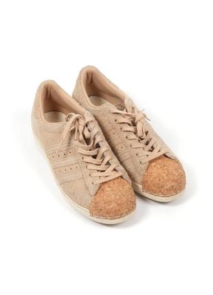 Замшеві кросівки лімітовані adidas superstar 80s cork2 фото