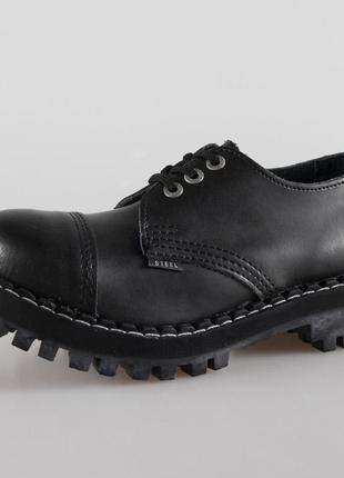 Ботинки туфли оксфорды броги steel роковая обувь гады10 фото
