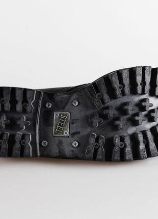 Ботинки туфли оксфорды броги steel роковая обувь гады9 фото