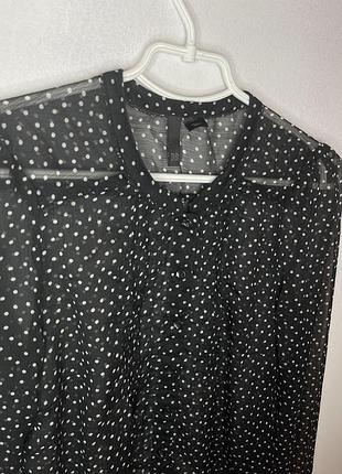 Блуза в горошек h&m 3