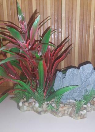 Растение декор для аквариума trixie  германия  16 см