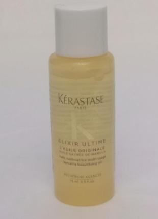 Kérastase elixir ultime l'huile originale суха олійка для всіх типів волосся, 15 мл