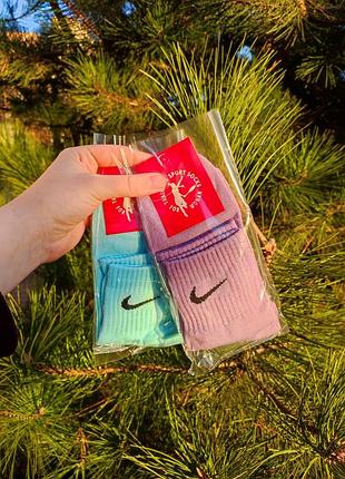 Набір комплект 2 пари шкарпетки  nike south середні яркі кольори