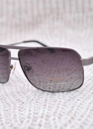 Фирменные солнцезащитные очки  прямоугольные  marc john polarized mj0774