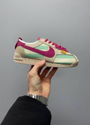 👟 кросівки жіночі nike union la x cortez sp sesame beige найк  / наложка bs👟