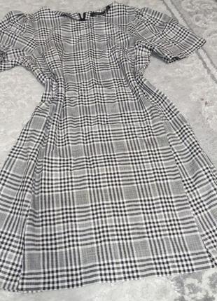 Платье в клетку платья в клетку серое платье платье платье в клетку