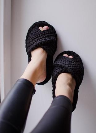 Трикотажние тапочки.
