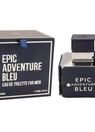 Epic adventure bleu emper 100 мл. туалетна вода чоловіча эмпер адвентурі блю1 фото