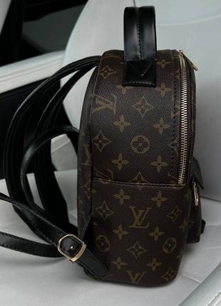 Жіночий портфель в стилі louis vuitton/ lv backpack brown black / стильний портфель2 фото