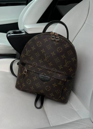 Жіночий портфель в стилі louis vuitton/ lv backpack brown black / стильний портфель8 фото