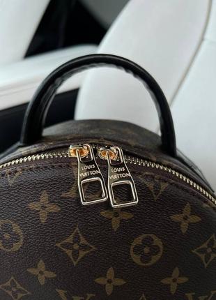 Жіночий портфель в стилі louis vuitton/ lv backpack brown black / стильний портфель4 фото