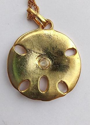 Вінтажний кулон "пісочний долар".