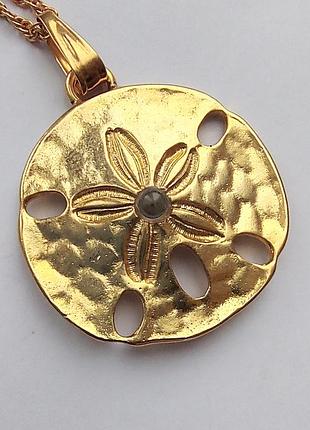 Вінтажний кулон "пісочний долар".
