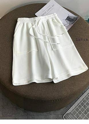 Літні жіночі шорти двухнить (чорний, світло-сірий, графіт) s-m і l-xl