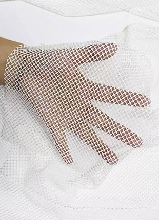 Кофта сетка, сеточка белая прозрачная лонгслив длинные рукава3 фото
