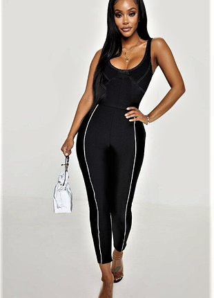 Боді майка контрастна окантовка