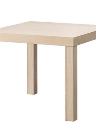Ikea журнальный столик lack, под белый дуб, 55x55 см (икеа лакк)4 фото