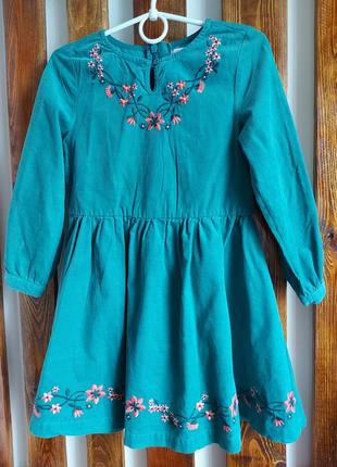 Сукня вельвет на дівчинку