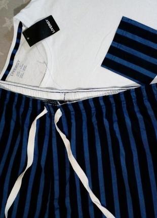 Летний комплект мужская пижама домашний костюм livergy германия, футболка шорты5 фото