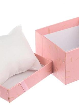 Подарочные коробочки для бижутерии 9*8,5*5,5 см (упаковка 6шт) с подушечкой