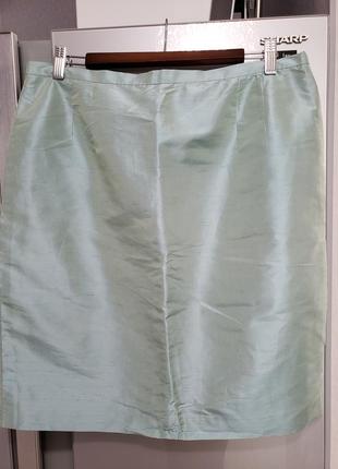Apriori  немецкий бренд шелковая юбка размер xl -полуобхват бёдер вход builder  56 см xxl2 фото