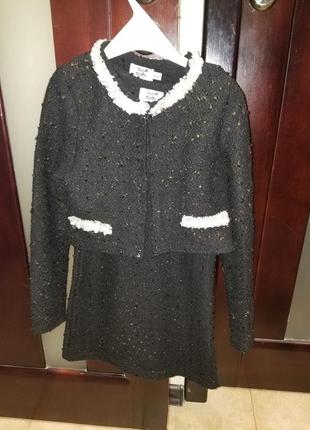 Нове стильне плаття і жакет для дівчинки