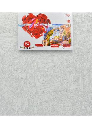 Картина за номерами "місто на вершині" danko toys kpne-40х50-02-10 40x50 см