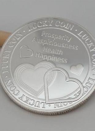 Монета сувенирная "сердца" арт. 03436