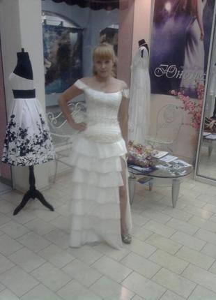 Свадебное платье (комплект корсет+юбка papilio3 фото