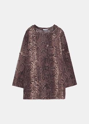 Мягенький, нежный свитшот женский от zara размер m