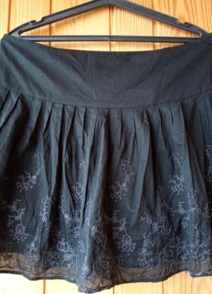 Легкая юбка котон2 фото