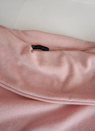 Кофточка розовая открытое плечо zara5 фото