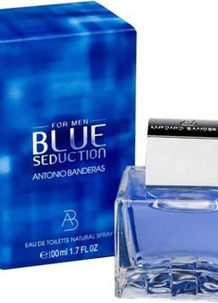 Мужская туалетная вода antonio banderas seduction blue for men 100 ml