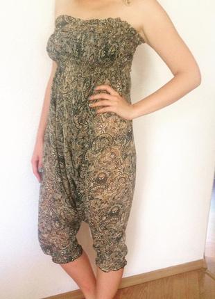 Полупрозрачный комбинезон